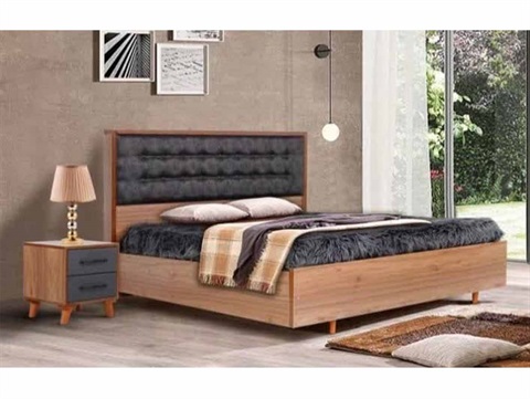 تخت دو نفره چوبی یونیک TD  3012